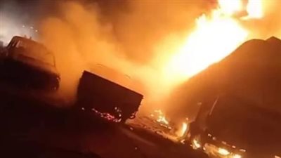 انفجار تانك بنزين سيارة في وجه عاملين داخل ورشة لحام بشربين