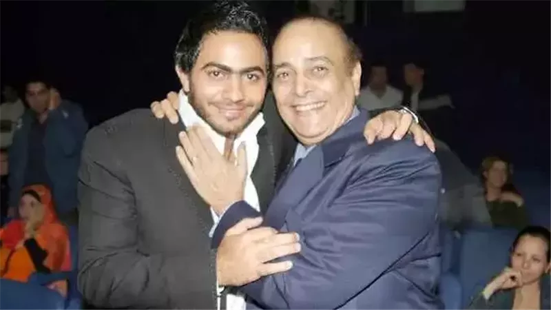 تامر حسنى ووالده،