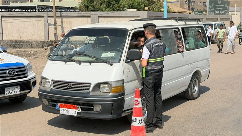 حملة مرورية بالفيوم،