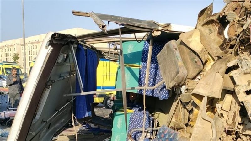 حادث اتوبيس عمال