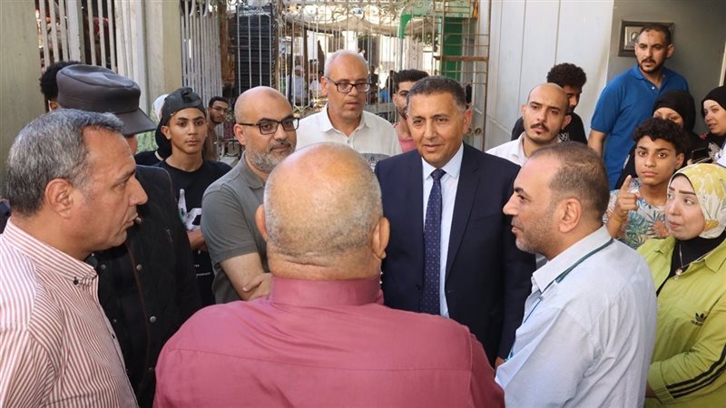 محافظ القليوبية خلال