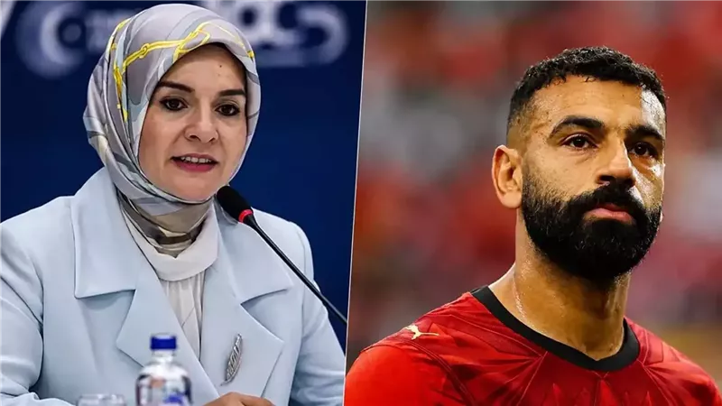 محمد صلاح والوزيرة
