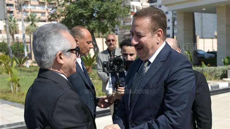استقبال محافظ بورسعيد