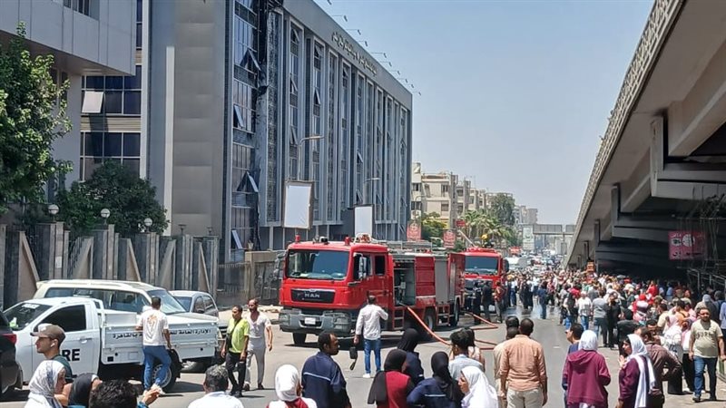 حريق مستشفى التأمين