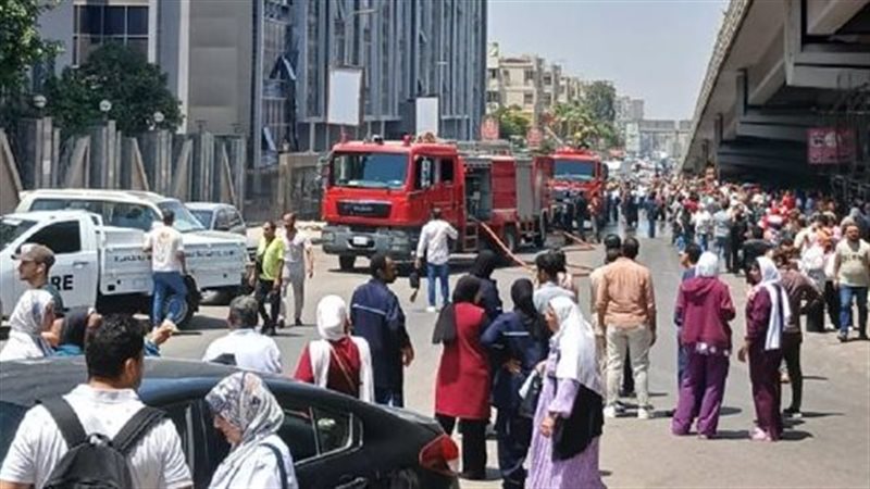 حريق مستشفى مدينة