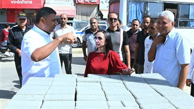 محافظ البحيرة تتفقد أعمال تطوير كورنيش ترعة الحاجر