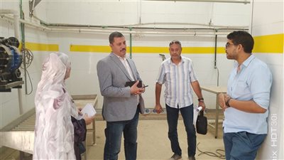 تجهيز المجزر نصف الآلي بالغنايم في أسيوط تمهيدا لتشغيله وفق أعلى المعايير 
