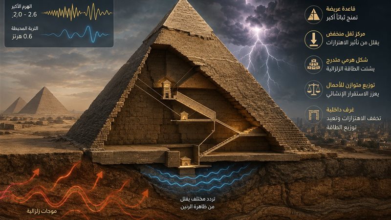 أسرار صمود الهرم