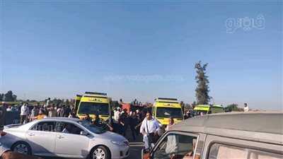 تفاصيل مصرع شخصين وإصابة 7 آخرين في حادث تصادم مروع أعلى الطريق الإقليمي بالشرقية