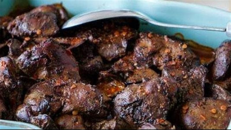 طاجن الكبد والقوانص