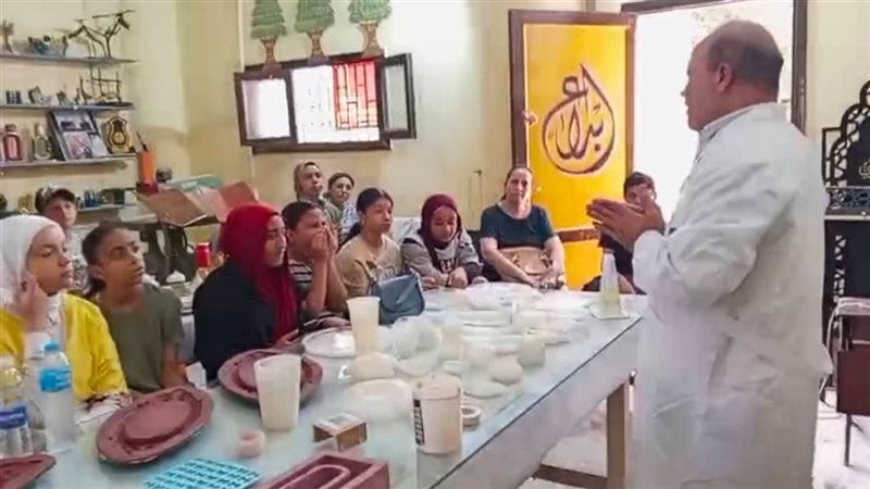 تدريب طلاب مدارس