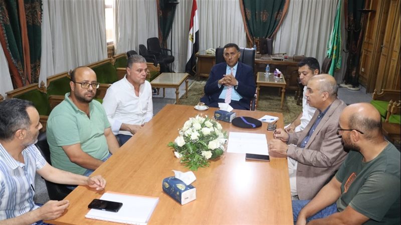 محافظ القليوبية خلال