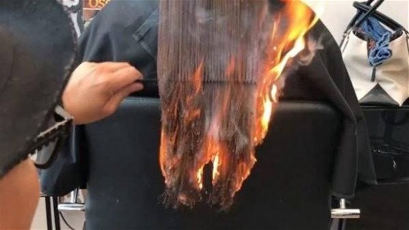 تفسير حلم حرق الشعر