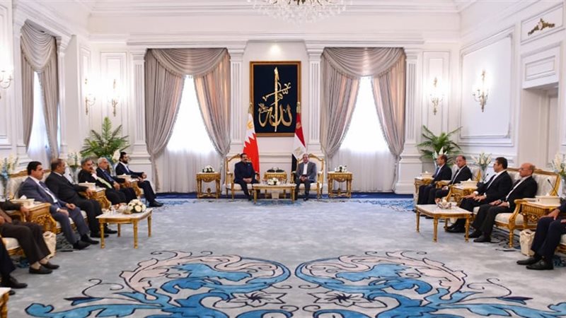 الرئيس السيسي وملك