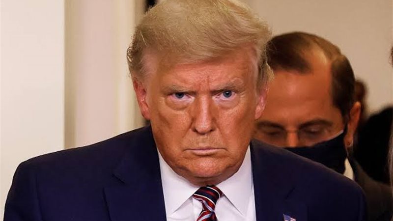 الرئيس الأمريكي دونالد