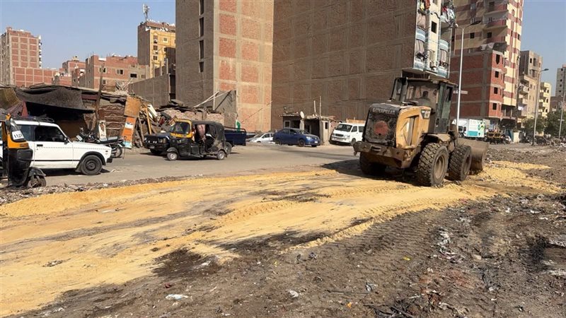  الجيزة ترفع المخلفات