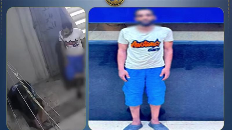 ضبط المتهم بطرد والدته،