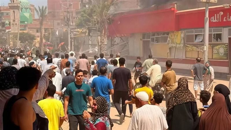 حريق هائل يلتهم هايبر