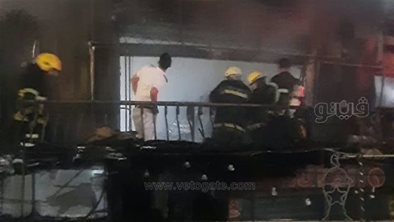 حريق كافيهات ومطاعم