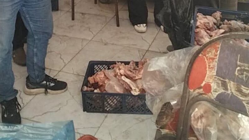 ضبط أغذية ولحوم غير