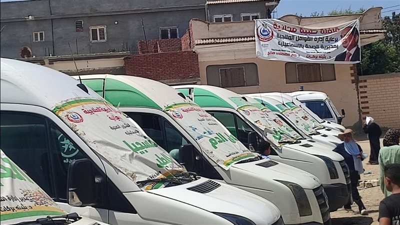 جانب من فعاليات القافلة،