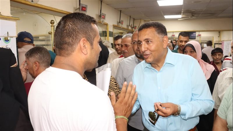 محافظ القليوبية خلال