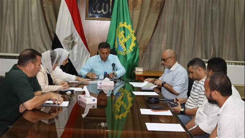 محافظ القليوبية خلال