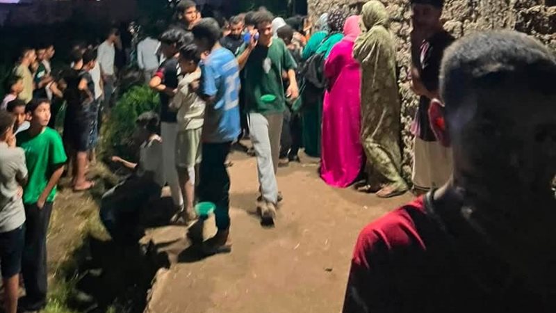 إنقاذ شخصين بقرية