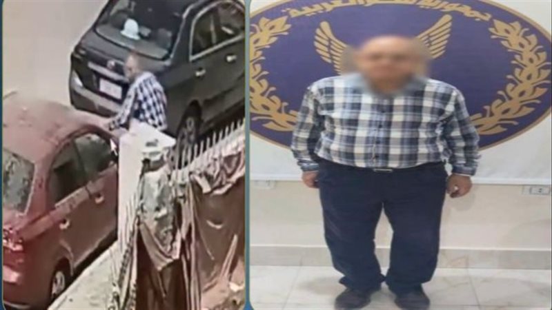 كسر زجاج سيارة بسوهاج..