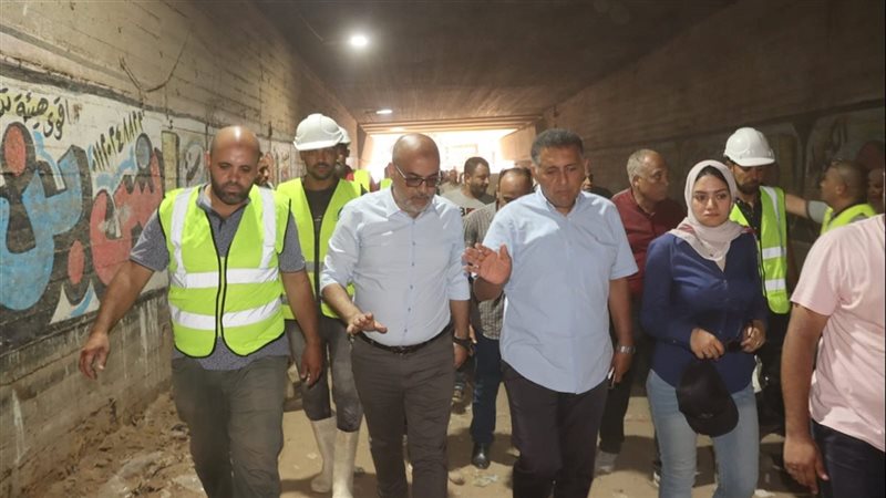 محافظ القليوبية خلال