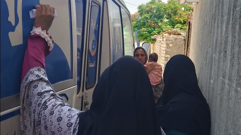 جانب من خطة عمل القوافل