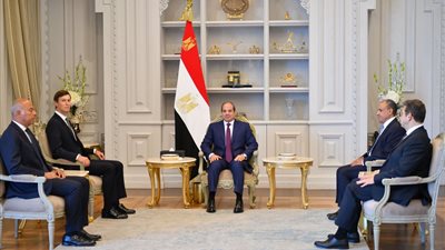 الرئيس السيسي يستقبل جاريد كوشنر صهر ترامب (فيديو)  