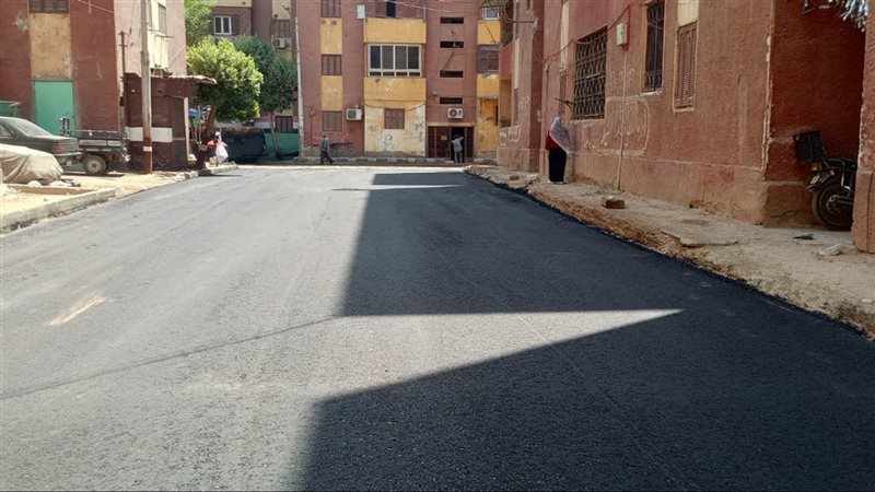رصف شوارع عزبة السجن