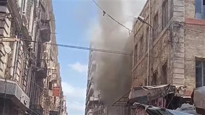 حريق في إحدى غرف إدارة غرب التعليمية بالإسكندرية 