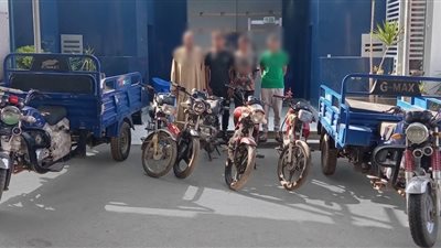 عصابة توصيل الأسلاك، سقوط لصوص الدراجات النارية بعد ارتكاب 6 وقائع بـ15 مايو