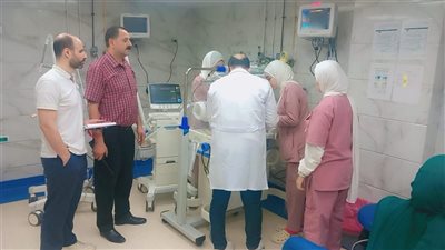 «صحة الجيزة» تراجع جاهزية أقسام الطوارئ والرعاية المركزة بمستشفى شبرامنت المركزي 