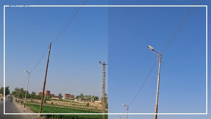 إضاءة أعمدة الإنارة