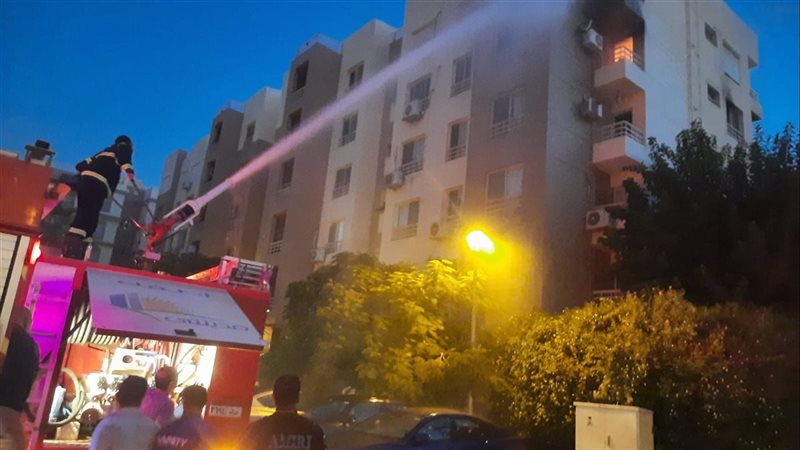 حريق شقة سكنية بالتجمع