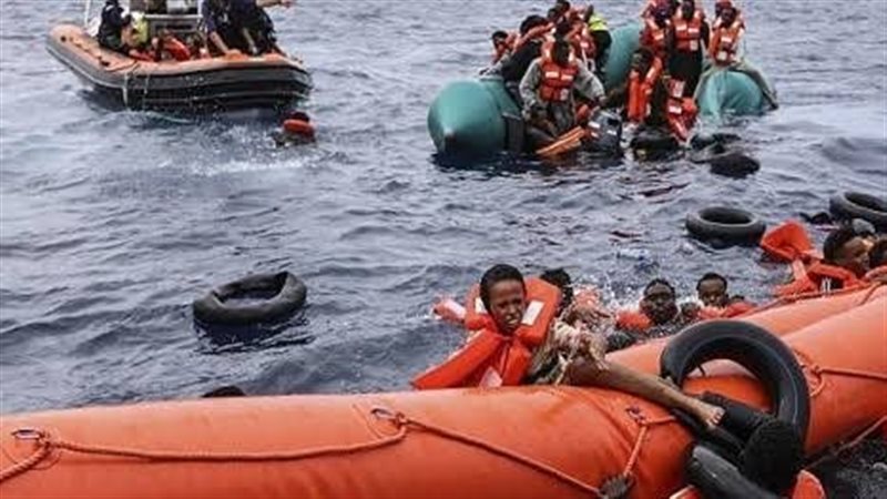 انتشال جثث مهاجرين،