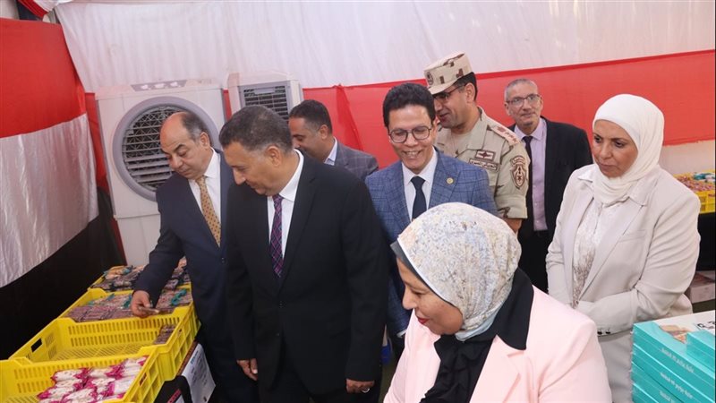 محافظ القليوبية خلال
