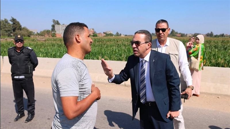 محافظ المنوفية يضبط