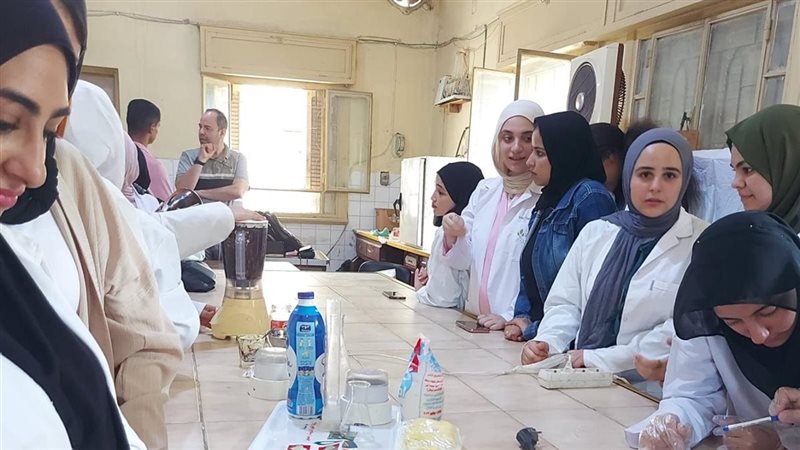 تدريب طلاب كلية الزراعة
