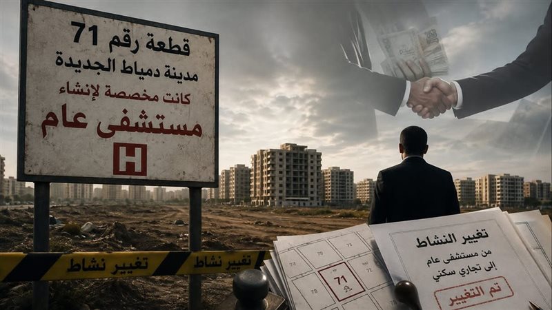 تغيير نشاط قطعة أرض