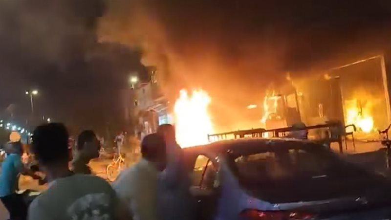 حريق بمدينة الحلة
