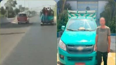صندوق الموت، سائق سيارة ربع نقل يعرض حياة أطفال للخطر في القليوبية (فيديو)  