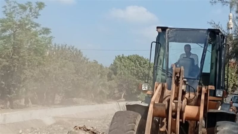 جانب من تطهير الترع