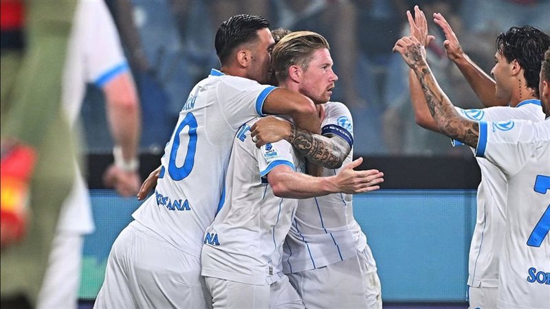  الدوري الإيطالي، نابولي يسقط جنوى بثنائية في الدقائق الأخيرة