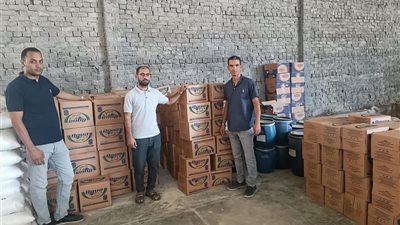 ضبط سلع مجهولة المصدر في حملات تموينية مكبرة بدسوق