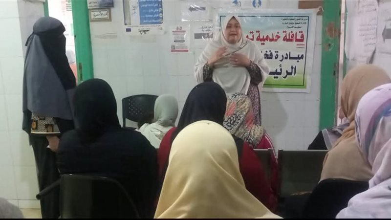جانب من القافلة بالبحيرة