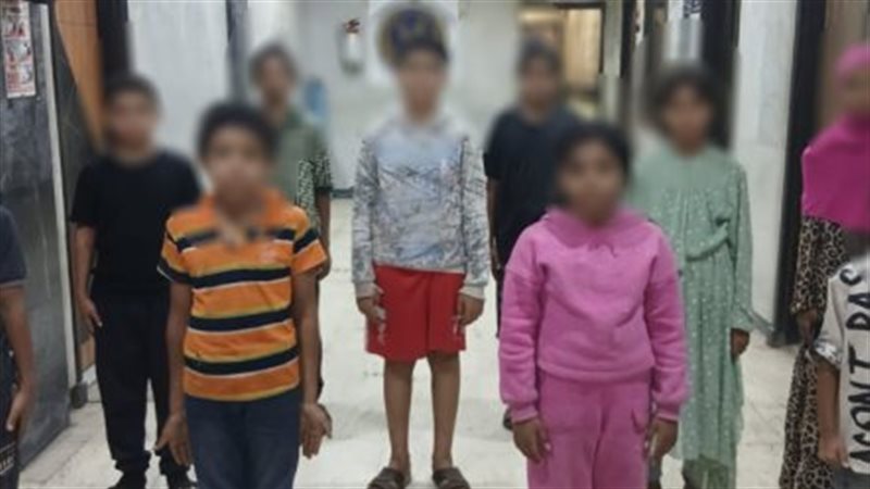 ضبط 10 أشخاص لاستغلال